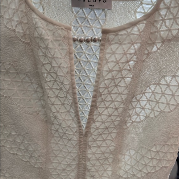 Sandro Paris Dress in lace white - Picture 3 of 4